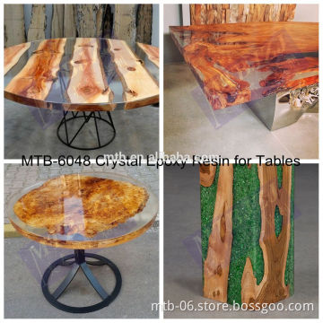 Crystal Epoxy Resin Casting for Table